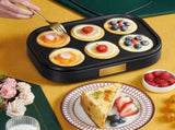 6 Hole Egg Frying Pan Nonstick Breakfast Pot Multifunctional Breakfast Maker Hamburger Machine V1294-YM0703-3118230024311