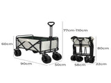 Lambu Garden Camping Trolley Outdoor Beige UM1246-BG