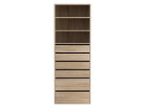 Artiss 6 Chest of Drawers Tallboy Cabinet Pine FURNI-N-CDR-6D3S-WD-AB