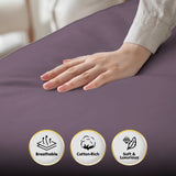 4pc 1000 Thread Count Cotton Rich King Bed Sheet Gift Pack CVC Microfibre Blend in Lilac CVC-10KS-LIL