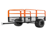Garden Utility Trailer, 28 Cu. Ft. & 800 kg, ATV UTV Trailer, Tow Behind Steel Dump Trailers, V952-HYTCHCWGK28C4MJ2B001V0