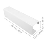 Under Desk Cable Organizer Tray - No Drill Wire Management Solution for Office Desk and Table Cord V1369-AZ3-W-20782