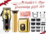 Golden Hair Clipper Razor Trimmer Set for Men V1142-TM601099587116983