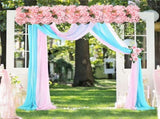 Wedding Dining Table Flower Centerpiece Floral Wedding Centerpieces for Tables Runner Artificial V1294-YM0523-220323HJ01-5