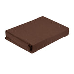 Artex Microfibre Sheet Set Double Chocolate V442-ATX-SHEETS-MICROFIBRE-CHOCOLATE-DS