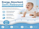CARLA HOME Baby Play Mat 100x150cm, Thick Foam Crawling Mat, Infants, White V178-36553