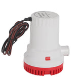 Bilge Pump Silent Boat Submersible DC Micro Drain Marine Sewage for Pond Pool 2000 GPH 24V V1294-YM0717-3111220242212