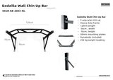 Wall Mounted Godzilla Chin-Up Bar V1409-SKU-10012