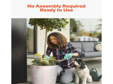 Tall Planter Set of 2 Round Tapered Plant Pots 53 cm for Outdoor Indoor V952-YZXMS21YCDTPKF8OSV0