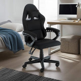 Sarantino Antre Kids Study Gaming Chair Black Computer Seat Adjustable Height Ergonomic Back Su CH-MLM-691-BK