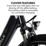 Valk Metro ST 5 + Electric Bike, Mid-Drive, Step-Through, Large, White V219-BIKECBVAL4SMA