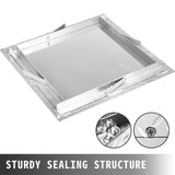 Recessed Manhole Cover 60 x 60 cm Clear Opening, Galvanized Steel Drain Cover Overall Size 67 x 67 V952-GB60X600000000001V0