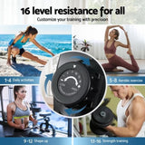 Everfit 16 Level Magnetic Rowing Machine for Home with App Connect Walnut ROWING-C-MAG-16L-DT-WD