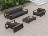 5 Seater Grandeur Lounge Suite White V264-OTF-545A-WHE-6PC