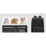Black Blue dog carrier, skylight dog carrier, pet transport, small dog carrier, dog travel V1106-136-94069