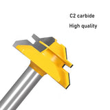 45 Degree Lock Miter Router Bit 3-Piece Set, for 31/64", 3/4"1"1/2 Inch Shank.Woodworking Tools V1369-AZ3-W-04898