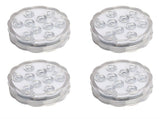 4Pcs IP68 LED Pool Light 16 Colors RGB Underwater Lamp 21Key RF Remote Control with Suction Cups V1294-YM0901-3119210066711