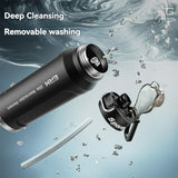 Black insulated water sports bottle 1000ml, 316 stainless steel one-click water V1102-754-92908