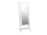 Levede Mirror Jewellery Cabinet Makeup JB1002-WH