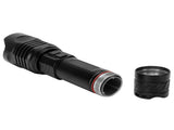 P99 Retractable Zoom Flashlight Aluminum Alloy USB Charging Flashlight for Outdoor V1294-YM0901-3119210017711