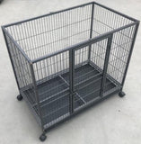 YES4PETS Medium Pet Dog Cat Bird Parrot Cage Metal Rabbit Crate Carrier Kennel Wheel & Tray V278-D1014