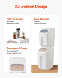 VEVOR 15Lx2 + 20Lx2 Ingredient Storage Container Airtight Kitchen Flour Bin V952-ZMXMX4G100LB8XB2XV0