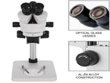 Vevor 3.5X-90X Trinocular Stereo Microscope w/Pillar Stand Biological Reliable Lab V952-SMXWJ3.5X-90XTS01V0