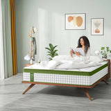 BedStory Queen 30cm Hybrid Mattress Cooling Gel Memory Foam 5 Zone Pocket Spring Bed Temperature XFGH-MA-D-PC-30-Q-WH