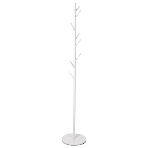 Levede Coat Rack Hat Clothes Stand Hanger White DH1024-WH