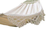 Backyard Hammock with Tassels 500lb Load Bearing Single Double Hammock with Hanging Ropes for V1294-YM0901-3116240018212