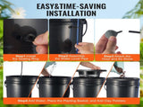 DWC Hydroponics Grow System Deep Water Culture with Top Drip 2 Buckets V952-SSSPXT2T8INK25VV5V3