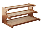 3-Tier Wooden Mug Rack for Coffee Station Countertop Cup Organizer and Display Shelf for Kitchen V1369-AZ3-W-11091