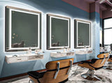 900*700MM Dimmable LED Bathroom Mirror Antifog Wall Mounted Vanity Makeup Mirror V767-XMR-C28-188-AU