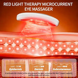 Red Light Microcurrent Eye Massager for Under-Eye Care On-the-Go V1107-CS-EGWTPM2