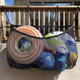 145x145CM Heavy Duty Pool Toy Storage Net Bag Adjustable Organizer V178-67044
