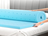 Giselle Bedding Memory Foam Mattress Topper Ventilated Cool Gel 5cm King MATTRESS-TOP-VH-GEL-5-K