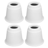 4Pcs 5 Inch Heavy Duty Round Furniture Bed Risers Lifter with Anti Slip Top for Table Chair Desk V1294-YM0715-3117220133511