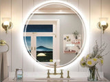 500x700mm LED Bathroom Mirror Oval Dimmable Anti-Fog V178-66711