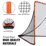 Lacrosse Goal, 1.8mx1.8m Lacrosse Net, Folding Portable Backyard Lacrosse Training Equipment, Steel V952-ZQGQQMTJK66YHI8WOV0
