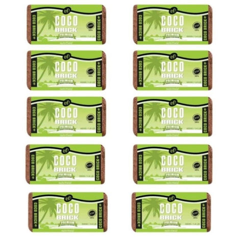 10x 650g Coco Brick Premium Coir Peat Organic Plant Growth Media Husk Nutrifield V238-SUPDZ-31989421998160