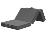 15cm Small Single BedStory 3-Fold Mattress Folding Foam Bed Washable Cover, 180x70cm XFGH-MA-L-FD-15-SS-GY