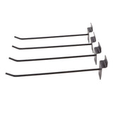 30PCS Panel Hooks Black Slatwall Hanger Thickened Easy Installation Anti Rust Display Pegs for V1294-YM0706-3117230143711