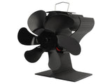 Stove Fan 6 Blades Fireplace Fan Heat Powered Fast Warm Circulation Quiet Heat Resistant V1294-YM0710-3113230307411