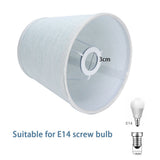 E14 Household Cloth Art Chandelier Lampshade Floor Lamp Shade Light Cover for Table Lamps V1294-YM0901-3119200026711