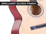 Karrera Acoustic Cutaway 40in Guitar - Natural ACG40-NAT