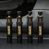 Adjustable Auto-Stop Tire Deflator Valve Kit 10-30 PSI 4PCS Screw-on for Offroad V201-HBZ1030BL8AU