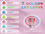 7-in-1 LED Facial Therapy Wand with 180 Rotatable Head & 42C Constant Temperature V888-ELOSUNG29256