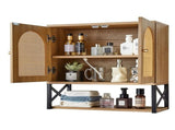 Bathroom Cabinet, with 2 Doors and Adjustable Shelf, Over the Toilet Storage Medicine Cabinet V952-BDMJG2JYJGBSE1Z17001V0