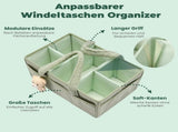 Baby storage basket - portable baby storage basket - felt baby storage - removable compartment V1188-MS101-03108-1