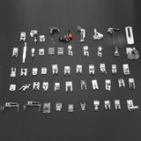 52pcs set Stitch Walking Foot Presser Feet Kit Household Multi functional Sewing Machine Part V1294-YM0901-JY03940